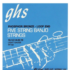 GHS Professional struny do banjo, 5-str. Loop End,  (...)