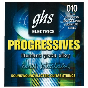 GHS PROGRESSIVES struny do gitary elektrycznej, Custom Light, .010-.052