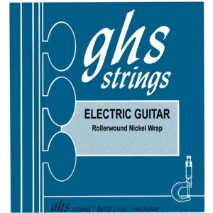 GHS NICKEL ROCKERS struny do gitary elektrycznej, Light, .011-.050, Rollerwound, wound G-String