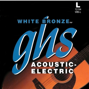 GHS White Bronze struny do gitary elektroakustycznej, Alloy 52, Standard Light, .012-.054