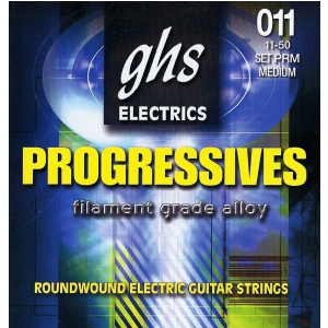 GHS PROGRESSIVES struny do gitary elektrycznej, Medium, .011-.050