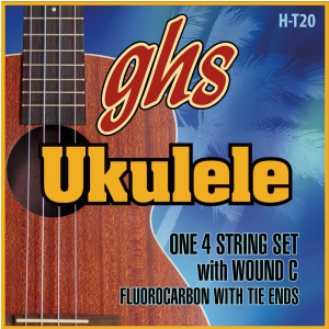 GHS Ukulele Fluorocarbon Tie Ends struny do ukulele, Tenor