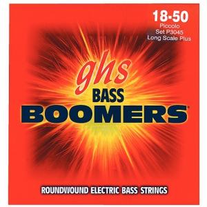GHS Bass Boomers struny do gitary basowej 4-str. Piccolo, .018-.050, Extra Long Scale