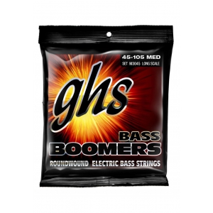 GHS Bass Boomers struny do gitary basowej 4-str. Medium, .045-.100, Medium Scale