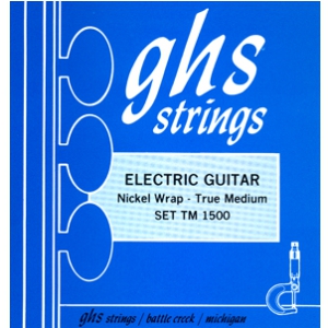 GHS NICKEL ROCKERS struny do gitary elektrycznej, True Medium, .013-.056, Rollerwound, wound G-String - WYPRZEDA