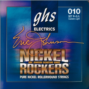 GHS NICKEL ROCKERS struny do gitary elektrycznej, Custom Light, .010-.050, Rollerwound