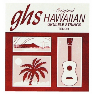 GHS Ukulele Nylon Tie-Ends struny do ukulele - Tenor, Black Nylon