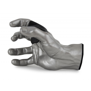 GuitarGrip Male Hand, Silver Metallic uchwyt do gitary cienny, prawy