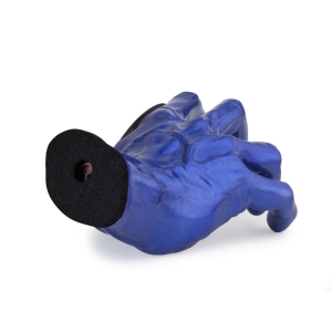 GuitarGrip Male Hand, Blue Metallic uchwyt do gitary cienny, prawy