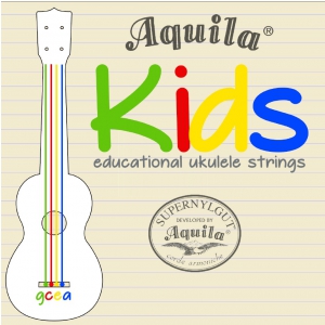 Aquila 138U Kids kolorowe struny do ukulele