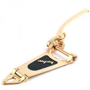 Bigsby B6 Vibrato Gold Plated left for large Acoustic-Archtop Guitars mostek