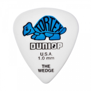Dunlop 424R Tortex Wedge  kostka gitarowa 1.00mm niebieska