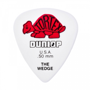 Dunlop 424R Tortex Wedge  kostka gitarowa 0.50mm czerwona
