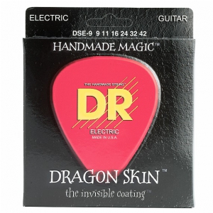 DR DRAGON SKIN - struny do gitary elektrycznej, Light, .009-.042
