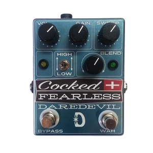 Daredevil Pedals Cocked & Fearless - 2-in-1 Distortion & Cocked Wah Pedal efekt gitarowy