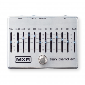 MXR M108S - Ten Band Equalizer, silver efekt gitarowy