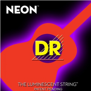 DR NEON Hi-Def Orange - struny do gitary akustycznej, Coated, Medium Light .011-.050
