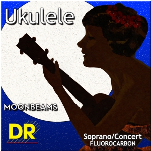 DR MOONBEAMS struny do ukulele - Sopran & Concert, High-G