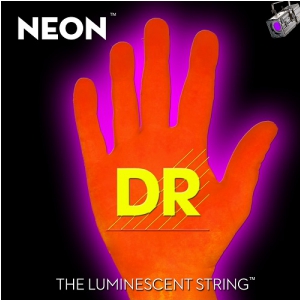 DR NEON Hi-Def Orange - struny do gitary basowej, 6-String, Medium, .030-.125