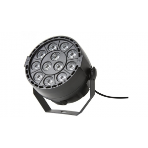 Fractal PAR LED 12x3W - reflektor LED RGBW DMX - czarny