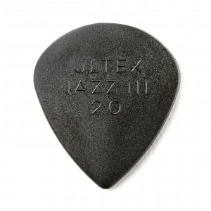 Dunlop 427R Ultex Jazz III 2mm kostka gitarowa, czarna