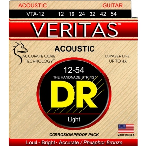 DR VERITAS - struny do gitary akustycznej, Light, .012-.054