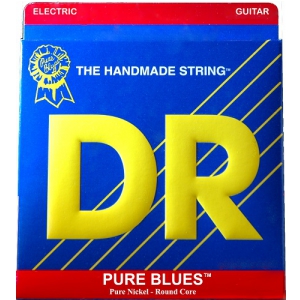 DR PURE BLUES - struny do gitary elektrycznej, .009-.042