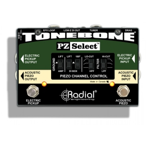 Radial PZ-SELECT Tonebone PZ Select Piezo Magnetic Pickup selector, efekt gitarowy