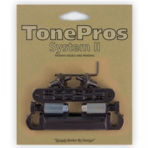 TonePros LPS02-B - Bridge and Tailpiece Set, mostek do gitary, czarny