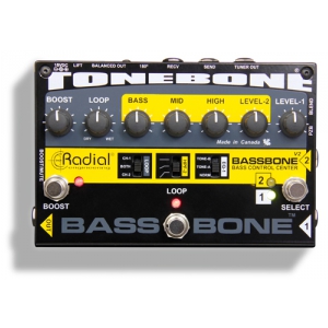 Radial BASSBONE-V2 Tonebone Bassbone V2 Instrument Preamp 2 Channel, efekt basowy