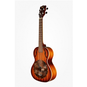 Kala KALA-KA-RES-BRS Tenor Resonator Ukulele, ukulele tenorowe z pokrowcem, kolor Sunburst