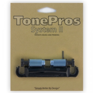 TonePros T1ZS-B - Tailpiece, czci mostka do gitary, czarne