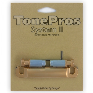 TonePros T1Z-SG - Tailpiece, części mostka do gitary, satynowe złoto