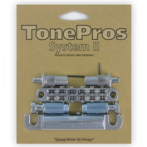 TonePros LPM02-C - Bridge and Tailpiece Set, mostek do gitary, chromowany