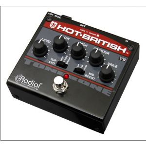 Radial HOT-BRITISH-V9 Tonebone Hot British V9 Tube Distortion, efekt gitarowy