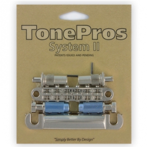 TonePros LPM02-N - Bridge and Tailpiece Set, mostek do gitary, niklowany