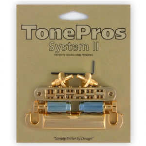 TonePros LPS02-G - Bridge and Tailpiece Set, mostek do gitary, zoty