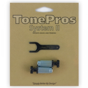 TonePros VBS1-B - G-Style  Locking Studs, czci mostka do gitary, czarne