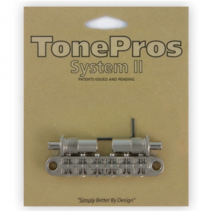 TonePros T3BT-N - Tune-o-matic Bridge, mostek do gitary, niklowany