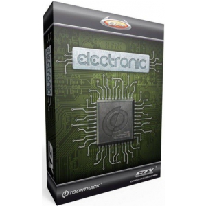 Toontrack EZX Electronic biblioteka brzmie� [EZdrummer, Superior Drummer], klasyczne i nowoczesne elektroniczne brzmienia perkusyjne, 33 zestawy, pakiet do wszystkich gatunk�w muzyki elektronicznej, g��wny projektant ″ Richard Devine
