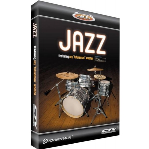Toontrack EZX Jazz biblioteka brzmie� [EZdrummer, Superior Drummer], nagrane przez Roya ′Futerman′ Wootena, zarejestrowane w Blackbird Studio Nashville USA