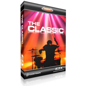 Toontrack EZX The Classic biblioteka brzmie� [EZdrummer, Superior Drummer], 3 zestawy Yamaha, Noble&Cooley, Craviotto, nagrane przy u�yciu wielu mikrofon�w [r�ne konfiguracje], miks P. Henderson i C. Whitten, 2 biblioteki MIDI P. Fredlander, Ch. Whitten