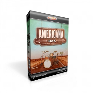Toontrack EZX Americana biblioteka brzmie� [EZdrummer, Superior Drummer] stworzona przez Marka Hallmana [Carole King, Dan Fogelberg], country, rock lat 90, zestaw zarejestrowany w Congress House Studio
