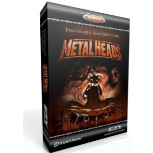 Toontrack EZX Metalheads biblioteka brzmie� [EZdrummer, Superior Drummer], zestaw do ci�kiej muzyki wraz z bibliotek� 12 pe�nych utwor�w Meshuggah, partie perkusji zapisane w formacie MIDI przez Tomasa Haake