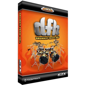 Toontrack EZX DFH biblioteka brzmie� [EZdrummer, Superior Drummer], legendarny pakiet Drumkit From Hell, dodatkowe pliki MIDI - Fredrik Thordendal [Meshuggah], Tomas Hakke [Meshuggah], Owe Lingvall [Nocturnal Rites]