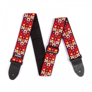 Dunlop Jacquard Strap - Winterland Red, pasek gitarowy