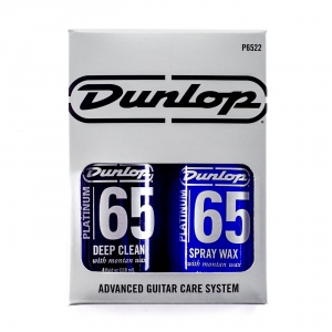 Dunlop P6522 Platinum 65 Deep Clean & Spray Wax Twin Pack zestaw czycikw do gitary 118 ml