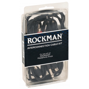 Dunlop Rockman Interconnection Cable Kit ″ zestaw kabli do podczenia wzmacniacza Rockman z  odtwarzaczem CD, magnetofonem, mikserem itp