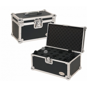 Rockcase RC-23221-B Flight Case - for 20 Microphones,  (...)
