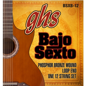 GHS Bajo Quinto, struny do gitary akustycznej,  Loop End 12 String, .024-.092